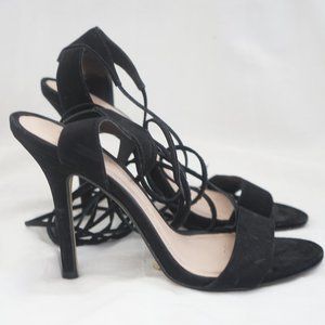 Aldo Black Lace Up heels